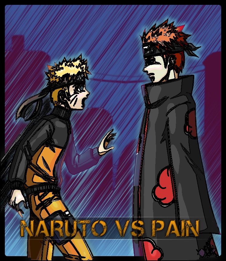 naruto vs pain dubbed