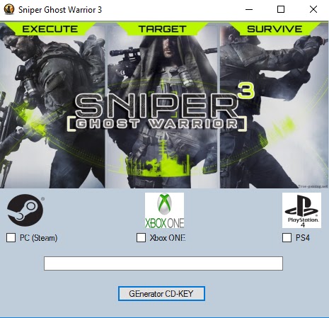 sniper ghost warrior 1 serial key for pc